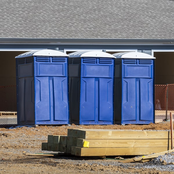 do you offer hand sanitizer dispensers inside the porta potties in Hubbard TX